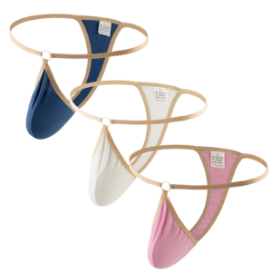 Pouchsexy Mens Thongs Underwear sexy Breathable G-Strings Boy Thong T back String Bikini With Pouch Silk Panties for Male