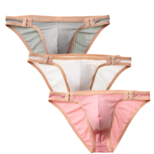 Pouchsexy Men's Underwear Briefs Breathable Lace adjustable Quick Drying Size loose youth sexy Low waist ice Silk Pouch